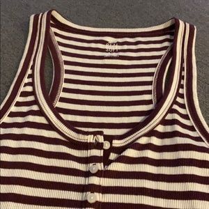 AE Henley Tank Top M